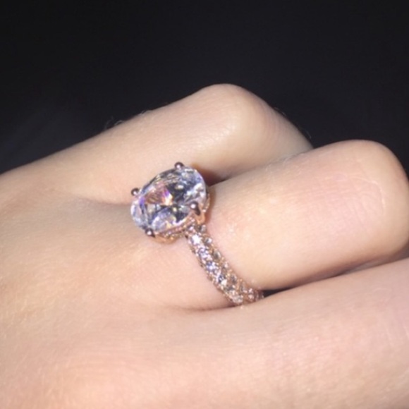 Jewelry - 2.5 OVAL ROSE GOLD ENGAGEMENT RING